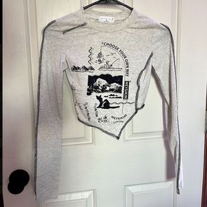 Reverse Stitched Crop Top